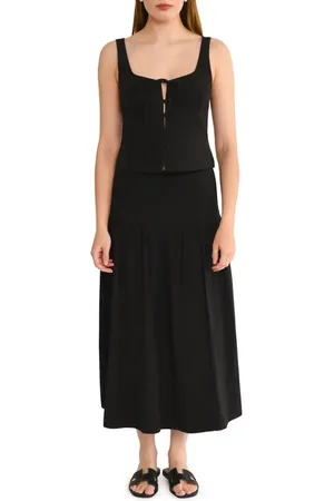 WAYF Isola Cotton Knit Skirt in at Nordstrom, Size Small