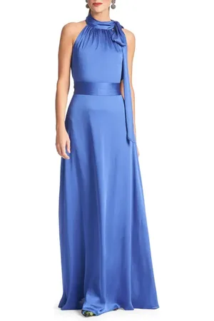 Sachin & Babi Kayla Crinkle Georgette Gown in at Nordstrom, Size 4