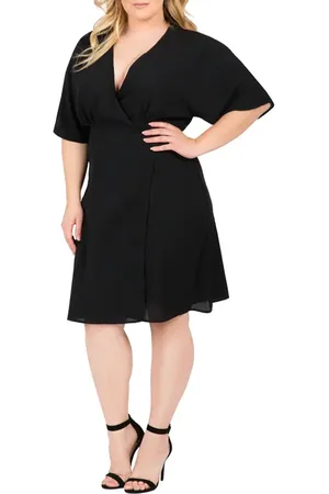 Standards & Practices Candice Georgette Wrap Dress in at Nordstrom, Size 1X