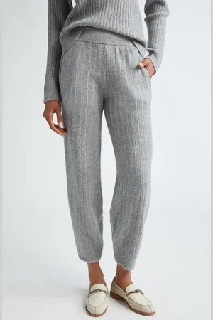 ELEVENTY Virgin Wool & Cashmere Rib Sweater Joggers in at Nordstrom, Size X-Small
