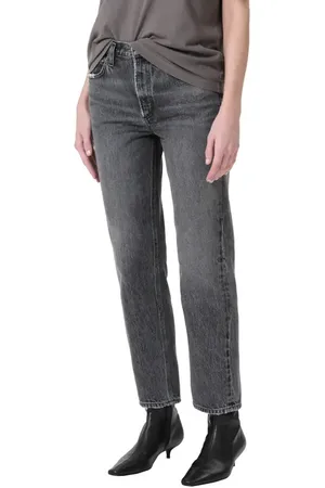 AGOLDE Valen High Waist Ankle Straight Leg Jeans in at Nordstrom, Size 23