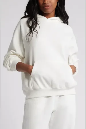 BP. Fleece Detail Oversize Raglan Hoodie in at Nordstrom, Size Xx-Large