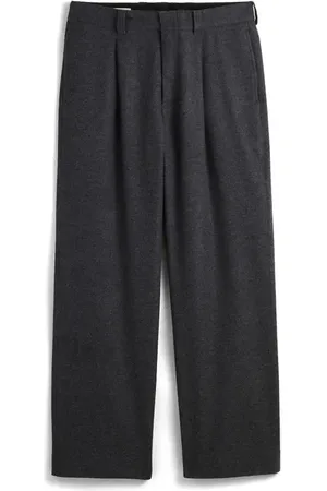 Madewell Pleated Wool Blend Trousers in at Nordstrom, Size 36