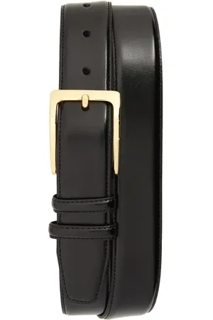 Johnston & Murphy Smooth Leather Belt in at Nordstrom, Size 32