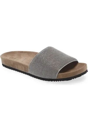 Brunello Cucinelli Monili Slide Sandal in at Nordstrom, Size 5Us