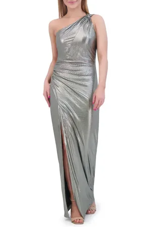 Vince Camuto Metallic One-Shoulder Body-Con Gown in at Nordstrom, Size 6