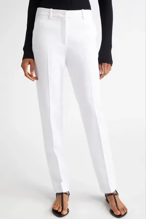 Michael Kors Samantha Pintuck Pleat Crepe Sabl?? Ankle Pants in at Nordstrom, Size 6
