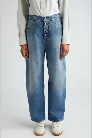 Maison Margiela Button Fly Balloon Leg Jeans in at Nordstrom, Size 25