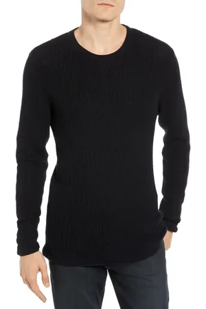 BILLY REID Regular Fit Waffle Crewneck Pullover in at Nordstrom, Size Small