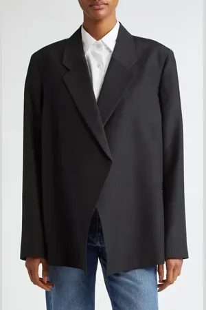 BITE Polus Asymmetric Wool Blazer in at Nordstrom, Size 0 Us