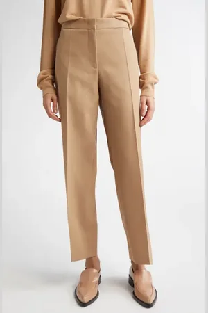 Jil Sander Tailored Wool Ankle Pants in at Nordstrom, Size 10 Us