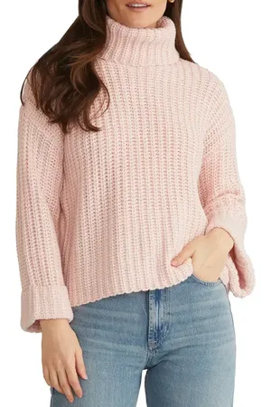 525 America Vida Bell Sleeve Turtleneck Sweater in at Nordstrom, Size X-Small