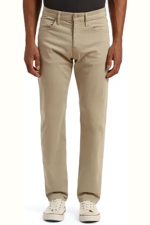 Mavi Zach Straight Leg Twill Pants in at Nordstrom, Size 33 X 32