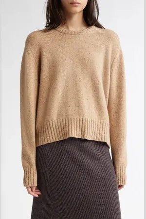 Johnstons Of Elgin Relaxed Fit Cashmere Donegal Sweater in at Nordstrom, Size X-Large