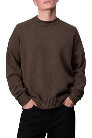 RAG&BONE Clarkson Whipstitch Wool Sweater in at Nordstrom, Size X-Large