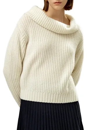 Lilysilk Wide Cowl Neck Sweater for Women in at Nordstrom, Size Small