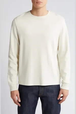 Frame Duo Fold Long Sleeve Cotton T-Shirt in at Nordstrom, Size X-Small