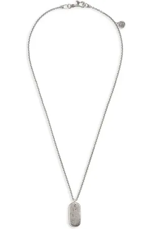 John Varvatos Dog Tag Pendant Necklace in at Nordstrom