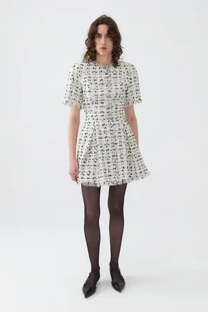 Nocturne Tweed Mini Dress in at Nordstrom, Size X-Large