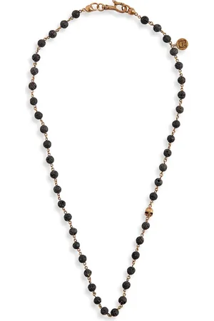 John Varvatos Stone Bead Necklace in at Nordstrom