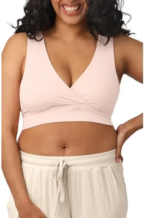 Kindred Bravely Racerback Crossover Maternity/Nursing Bra in at Nordstrom, Size Medium