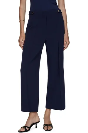 MANGO Straight Leg Ankle Pants in at Nordstrom, Size 6