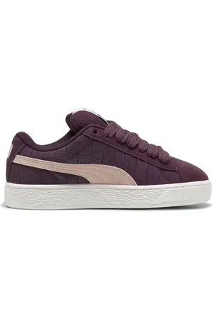 PUMA Suede XL Elevated Sneaker in Midnight Plum- White at Nordstrom, Size 7.5
