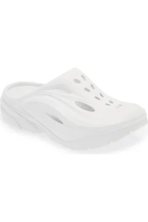 Hoka One One Gender Inclusive Ora Recovery Mule in White /White at Nordstrom, Size 7 Women