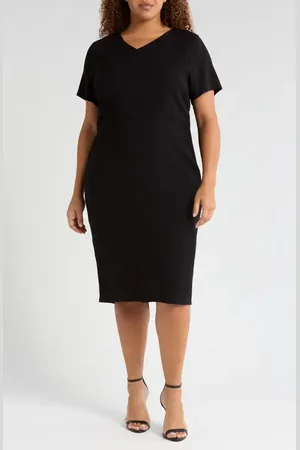 UNIVERSAL STANDARD Mary Double Luxe Midi Dress in at Nordstrom, Size Xs