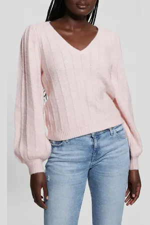 Guess Madeline Pointelle Detail Sweater in at Nordstrom, Size Medium