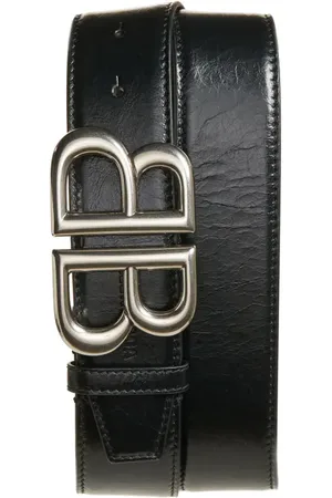Balenciaga Monaco BB Calfskin Leather Belt in at Nordstrom, Size 95 Eu