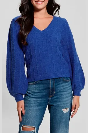 Guess Madeline Pointelle Detail Sweater in at Nordstrom, Size Small