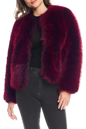 DONNA SALYERS FABULOUS FURS Happy Hour Faux Fur Jacket in at Nordstrom, Size Small