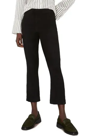 Vince Lambskin Suede Crop Flare Leg Pants in at Nordstrom, Size Xx-Small