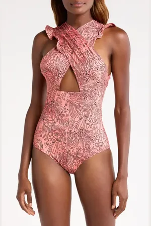 ULLA JOHNSON Antilles One-Piece Swimsuit in at Nordstrom, Size Petite
