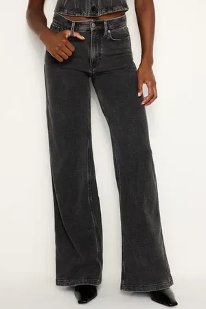 GOOD AMERICAN Jeanius Good Skate Cotton Pants in at Nordstrom, Size 14
