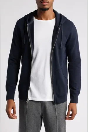 Reigning Champ Midweight Terry Slim Zip Hoodie in at Nordstrom, Size Small