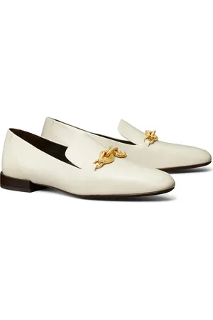 Tory Burch Jessa Loafer in Light Cream /Gold at Nordstrom, Size 5