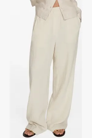 MANGO Gauzy Wide Leg Pants in at Nordstrom, Size X-Small