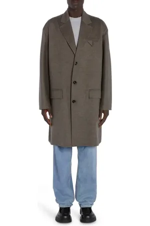 Bottega Veneta Double Face Wool & Cashmere Topcoat in at Nordstrom, Size 42 Us