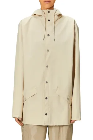 Rains Waterproof Snap Front Rain Jacket in at Nordstrom, Size Large