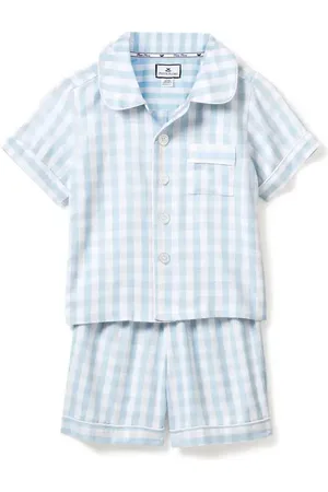 Petite Plume Gingham Check Short Two-Piece Pajamas in at Nordstrom, Size 2Y