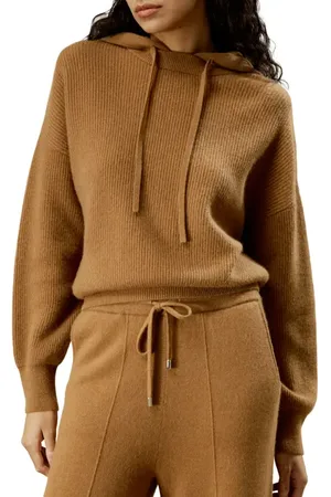 Lilysilk Eshe 2-in-1 Cashmere Detachable Hoodie in at Nordstrom, Size Small