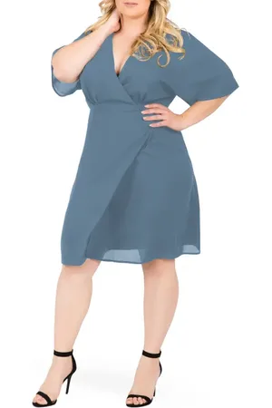 Standards & Practices Candice Georgette Wrap Dress in at Nordstrom, Size 1X