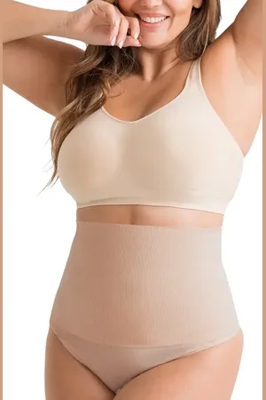 Shapermint Essentials High Waist Shaper Thong in at Nordstrom, Size X-Large