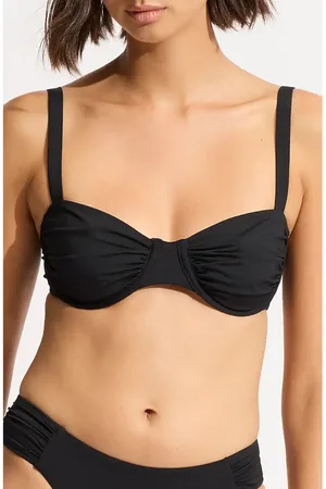 Seafolly Ruched Underwire Bikini Top in at Nordstrom, Size 10 Us
