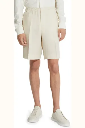 Ermenegildo Zegna Oasi Linen Shorts in at Nordstrom, Size 30 Us