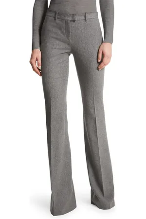 Michael Kors Haylee Stretch Virgin Wool Flare Leg Pants in at Nordstrom, Size 12