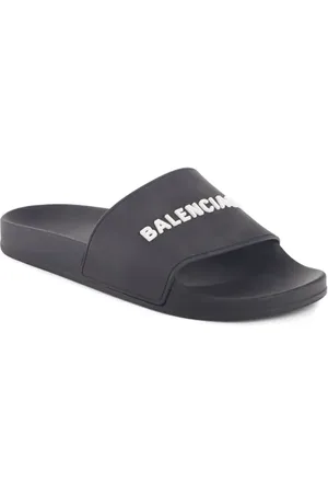 Balenciaga Logo Slide Sandal in at Nordstrom, Size 7Us