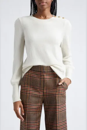 VERONICA BEARD Nelia Cashmere Sweater in at Nordstrom, Size Large